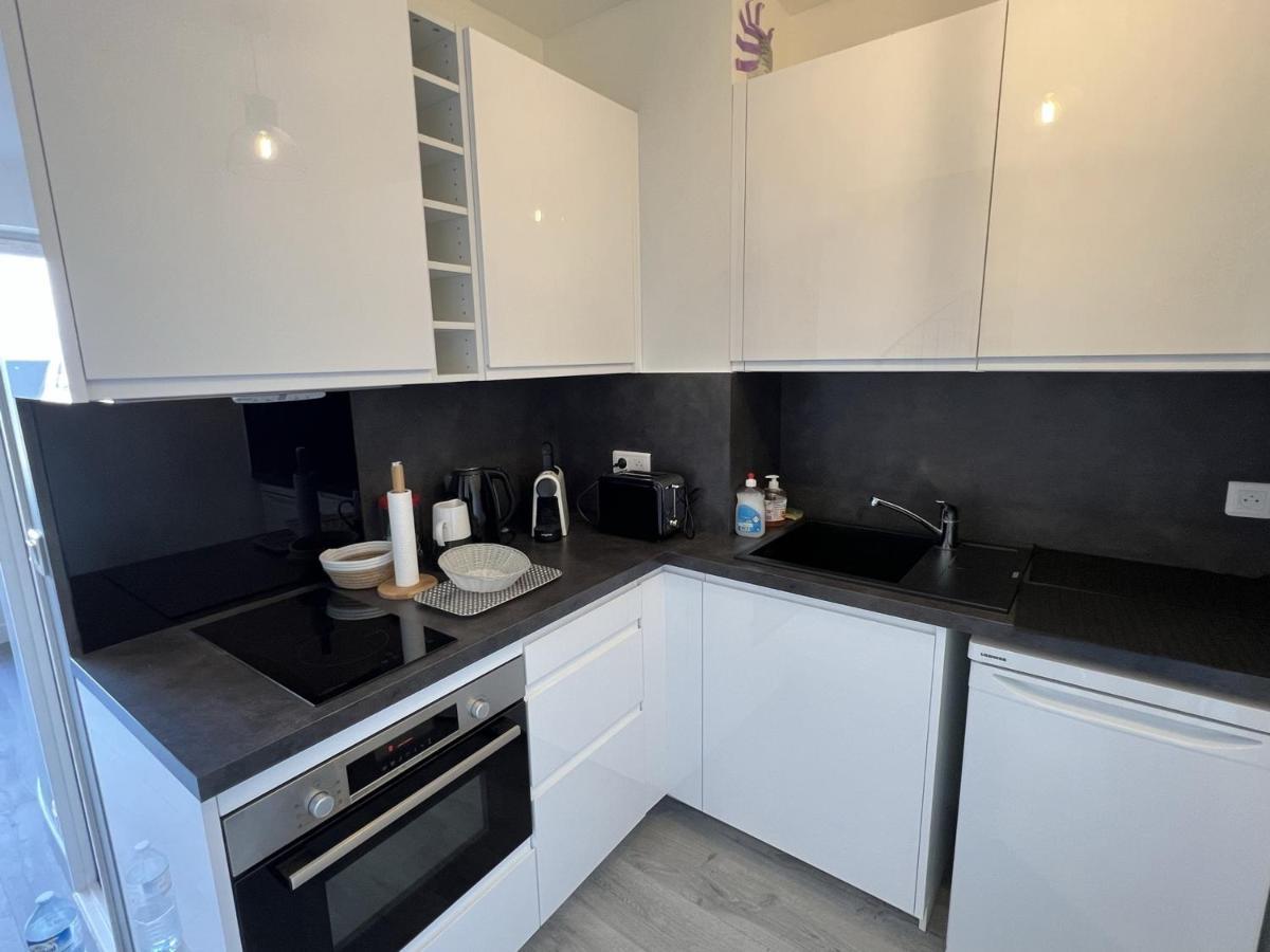 Cabourg : Duplex Renove 2 Pieces, Acces Direct Plage, Fibre, Parking, Cuisine Equipee, 4 Pers. - Fr-1-487-351 Buitenkant foto